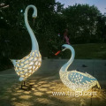 Luminous Iron Swan Lamp